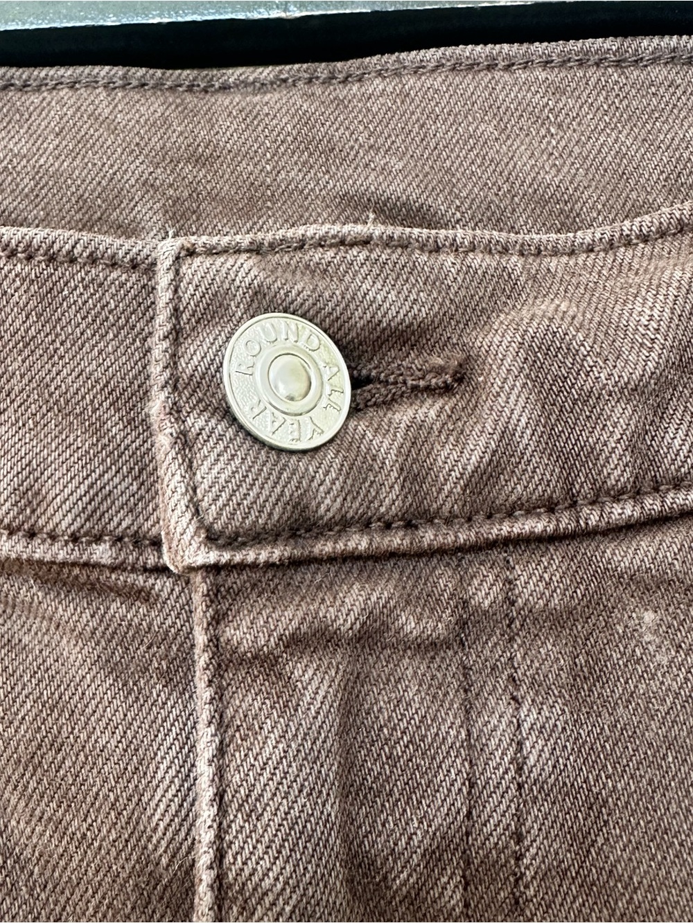 AYR The Getup barrel leg brown denim Jean size 30 - Picture 6 of 6